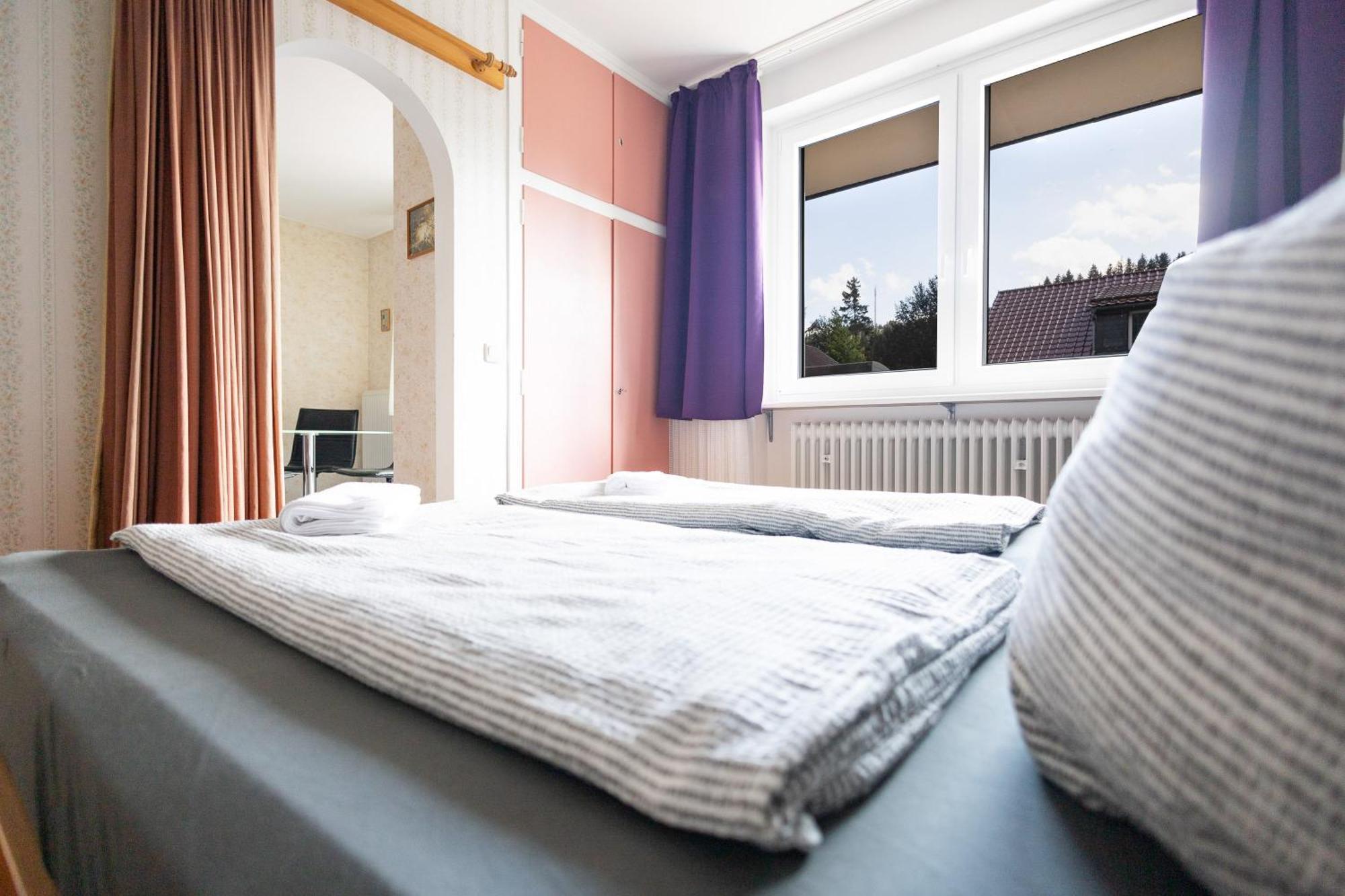 Apartmenthaus Am Waldrand- Kueche - Fruehstueck - Balkon Wildemann Exterior foto